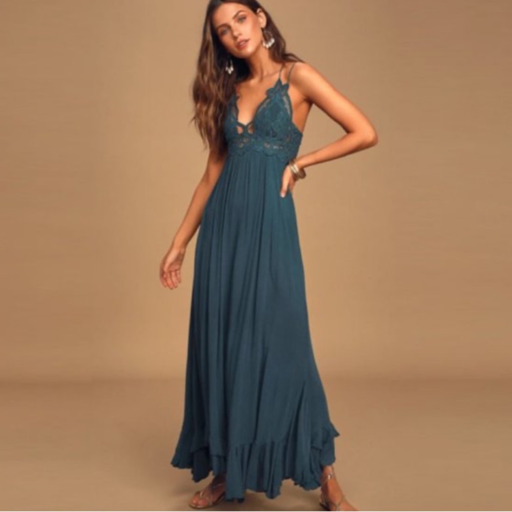 NWOT Free People Adella Maxi Dress